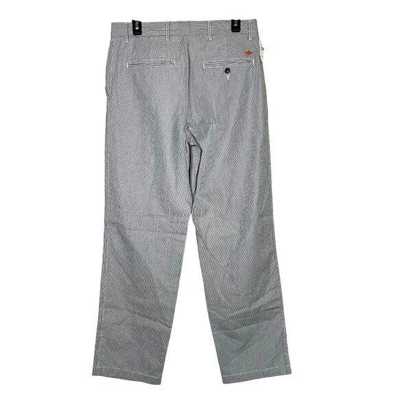 Dockers Pacific Field Khaki Classic Fit Flat Front‎ Pants 30x30 Striped Casual - Picture 2 of 12